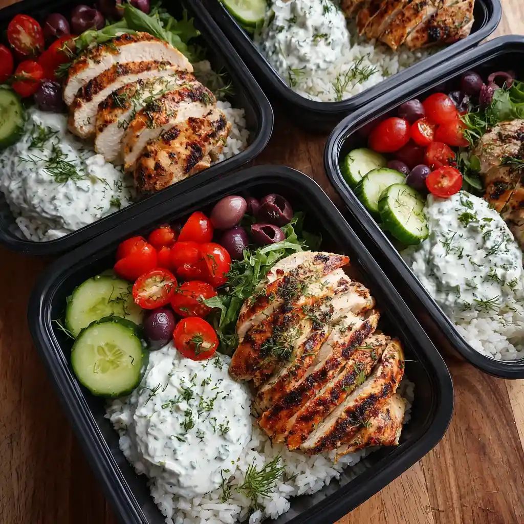 Chicken Marinade for Greek Bowl: The Ultimate Mediterranean Flavor Guide 5 Greek chicken bowls for meal prep