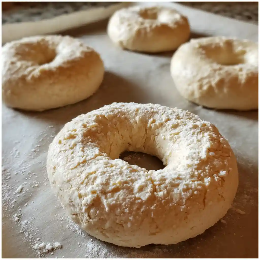 Greek Yogurt Oat Flour Bagels: The Best High-Protein, Low-Calorie Breakfast 6 Shaping Greek yogurt oat flour bagels