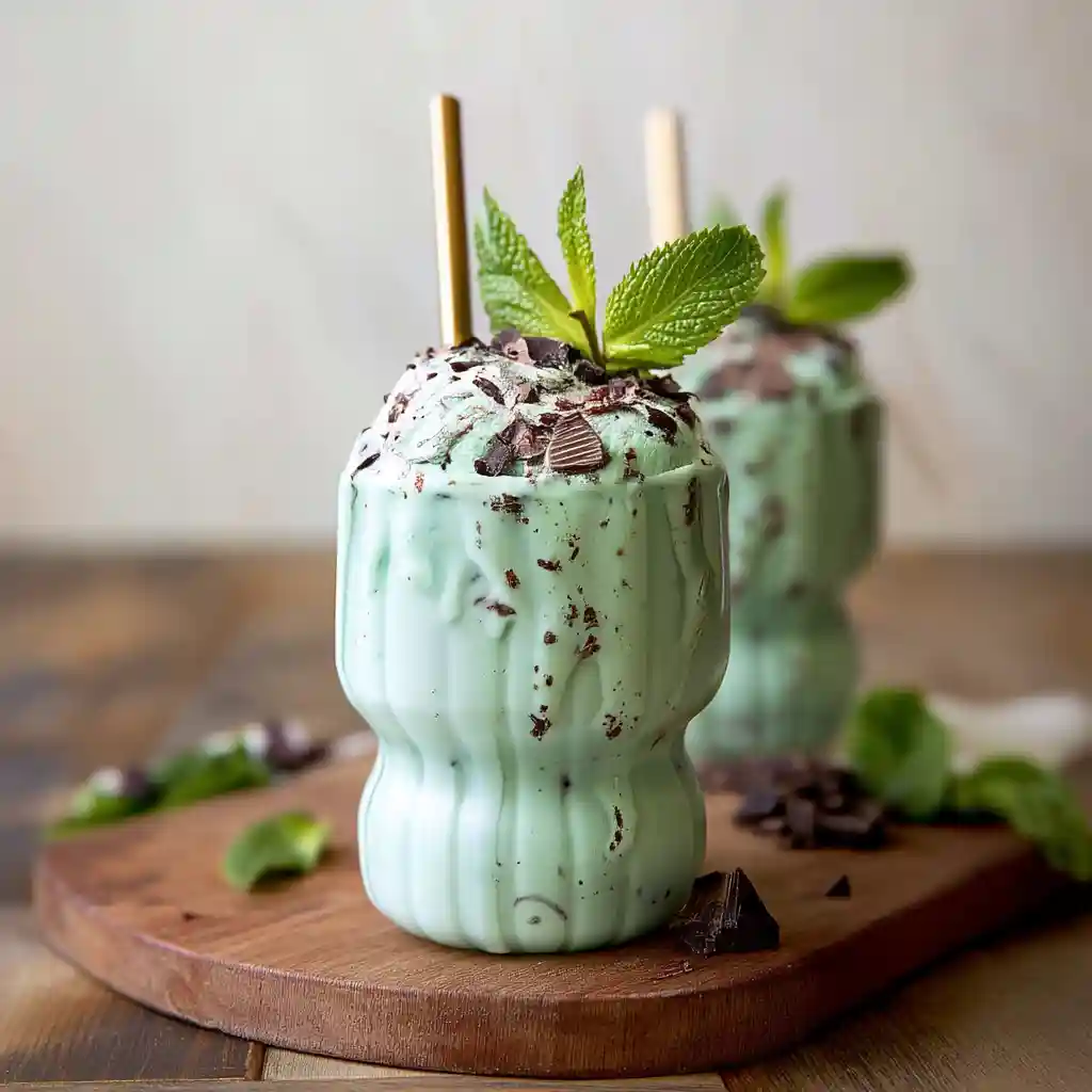 Healthy Mint Chocolate Chip Ice Cream: The Protein-Packed, Guilt-Free Treat 1 Healthy mint chocolate chip ice cream with chocolate chips