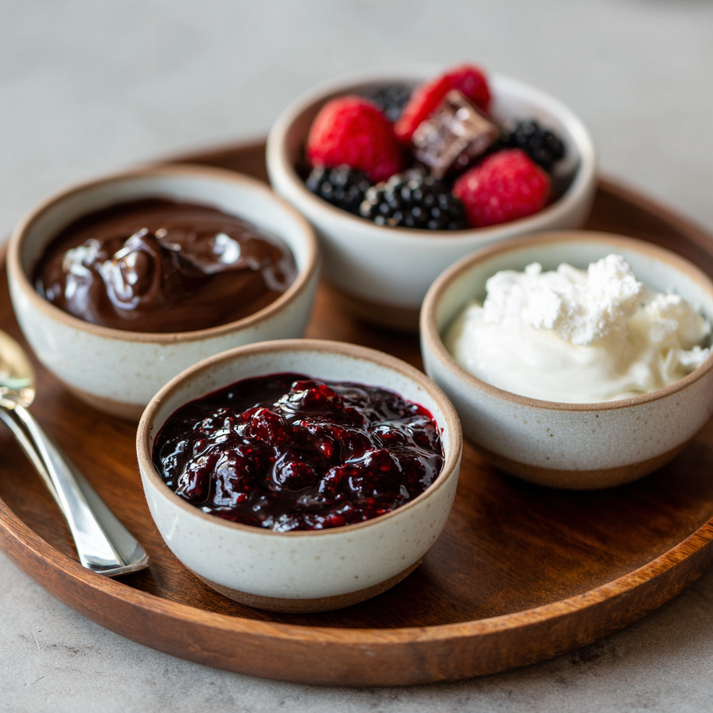Healthy Air Fryer Churro Bites: Guilt-Free Snack You’ll Love 2 Small bowls of dipping sauces