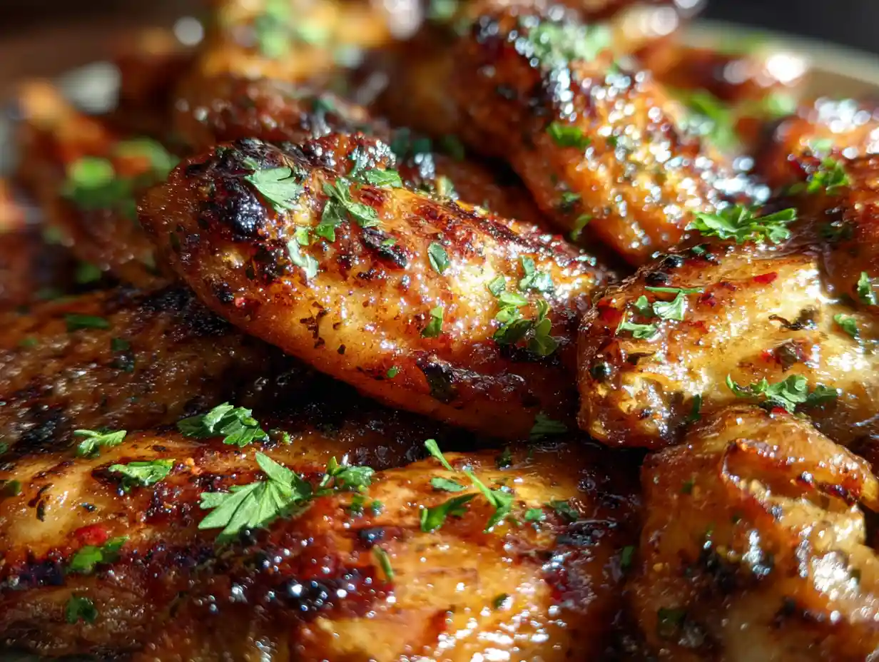 Cajun Cowboy Butter Wings – The Boldest Wings You’ll Ever Make 4 Cajun Cowboy Butter Wings glistening with buttery Cajun sauce