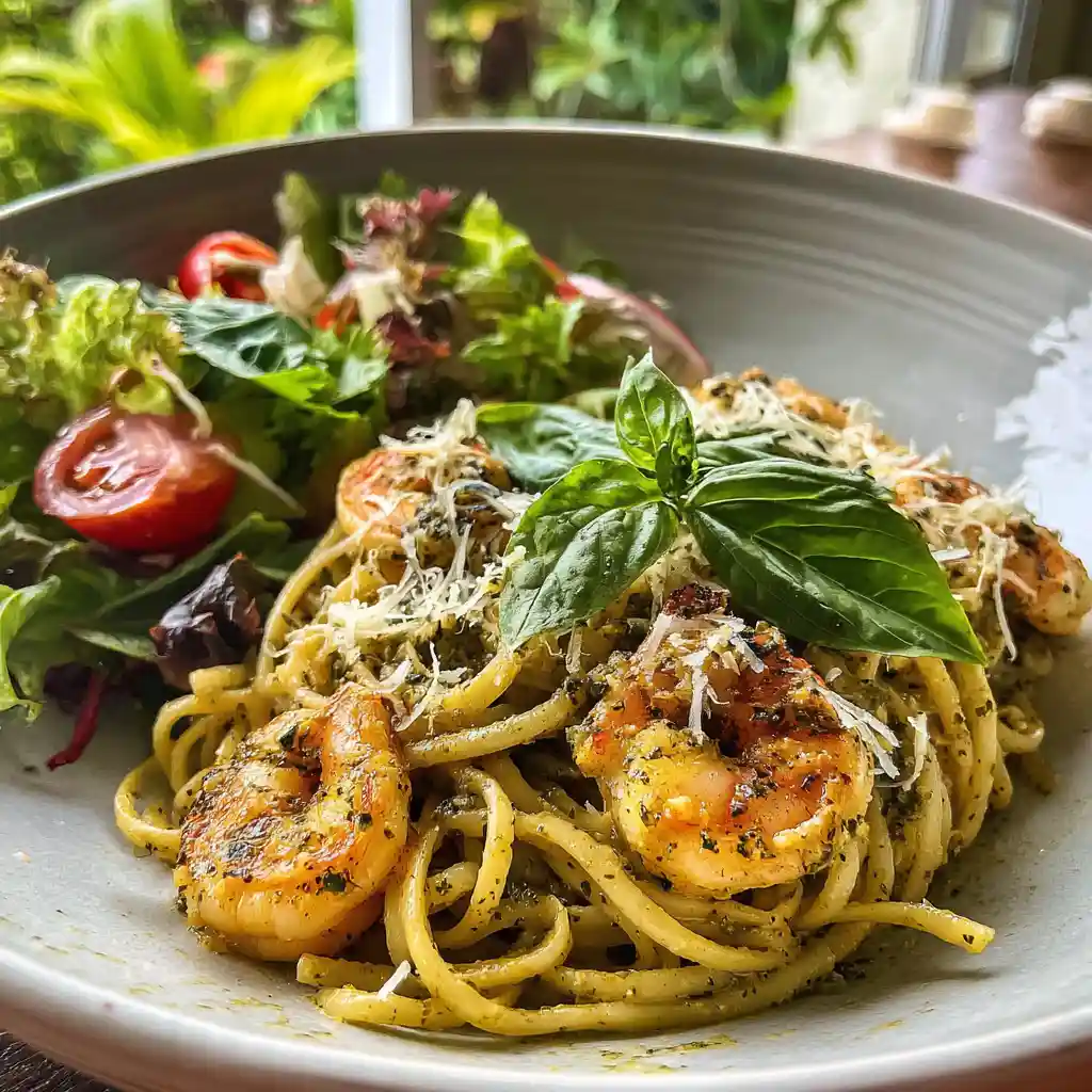 Low-Carb Shrimp Pesto Pasta – The Best Guilt-Free Comfort Food 3 Low-Carb Shrimp Pesto Pasta