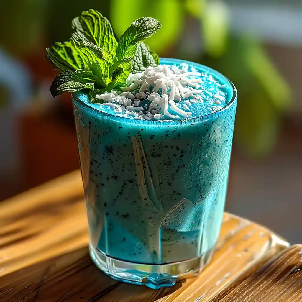 How to Make a Smoothie with Blue Spirulina - Vibrant and Healthy 1 Smoothie with blue spirulina