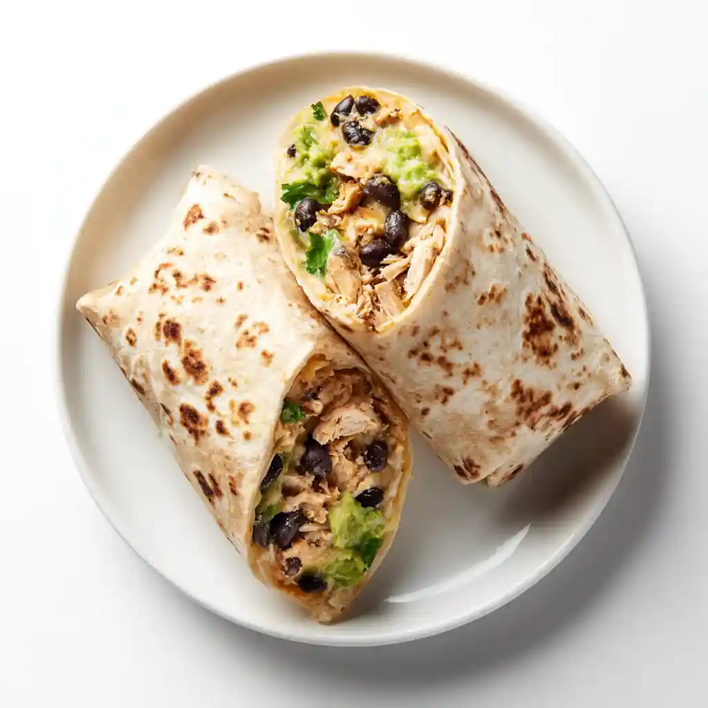 Wrap Lunch Ideas for Work: Fold, Pack & Go! 2 Rotisserie Chicken Taco Wrap