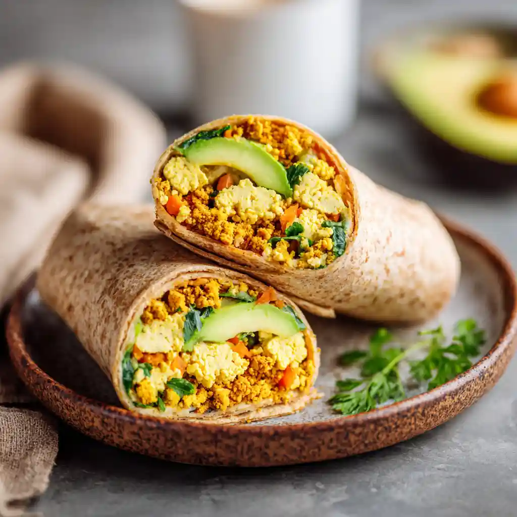 18 Lazy Day Breakfast Ideas That Are Easy, Healthy & Delicious 13 Tofu Breakfast Wrap