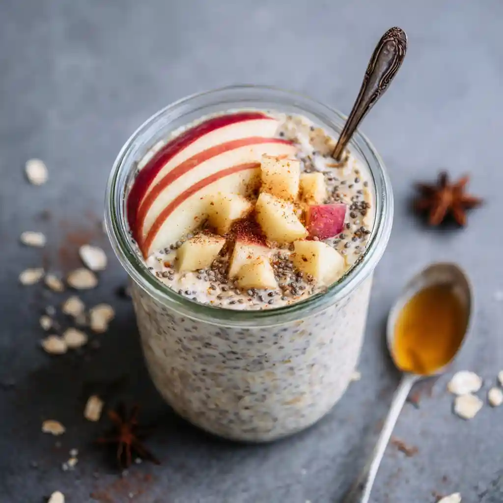18 Lazy Day Breakfast Ideas That Are Easy, Healthy & Delicious 14 Apple Cinnamon Overnight Oats