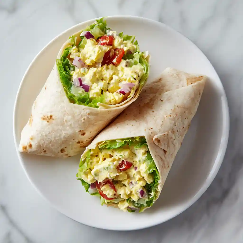 Wrap Lunch Ideas for Work: Fold, Pack & Go! 4 Egg Salad & Crunch