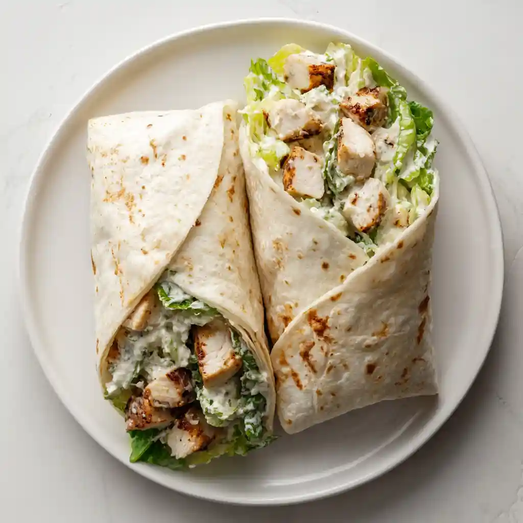 Wrap Lunch Ideas for Work: Fold, Pack & Go! 5 Chicken Caesar Wrap