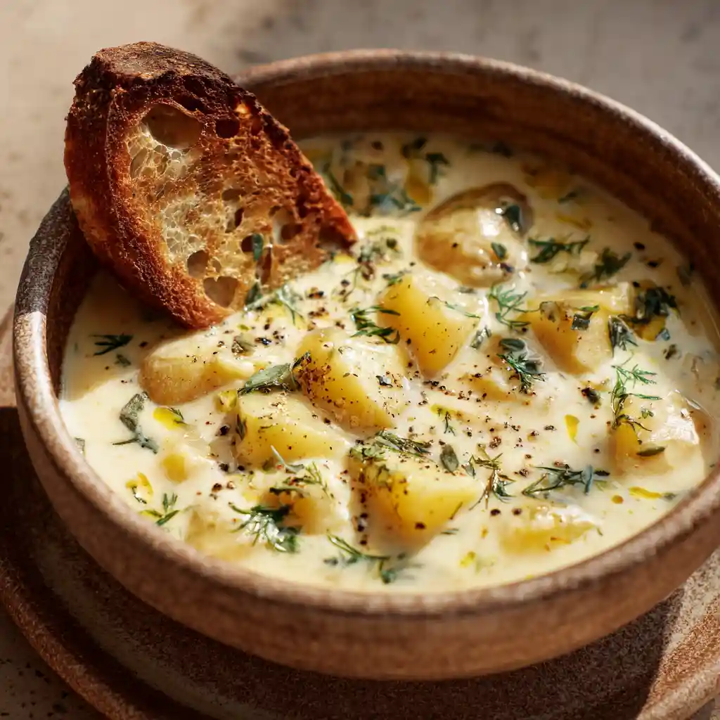The Ultimate Cheddar Garlic Herb Potato Soup (Creamy & Easy Recipe) 1 Cheddar Garlic Herb Potato Soup