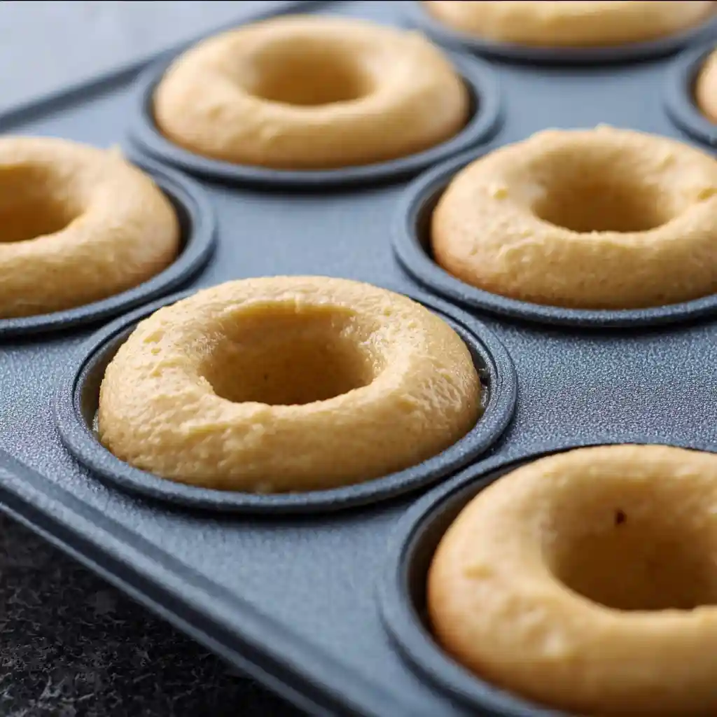 Low Calorie Protein Donut Recipe – Guilt-Free Gains in Every Bite 2 Filling molds for protein donuts with healthy batter