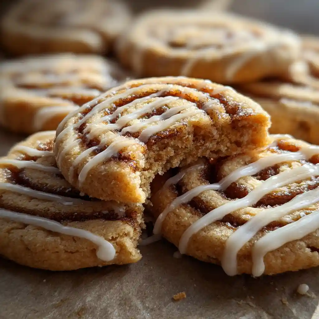 Cinnamon Roll Cookies Recipe – The Best Bite-Sized Twist on a Classic Favorite 1 Cinnamon roll cookies recipe with cream cheese glaze