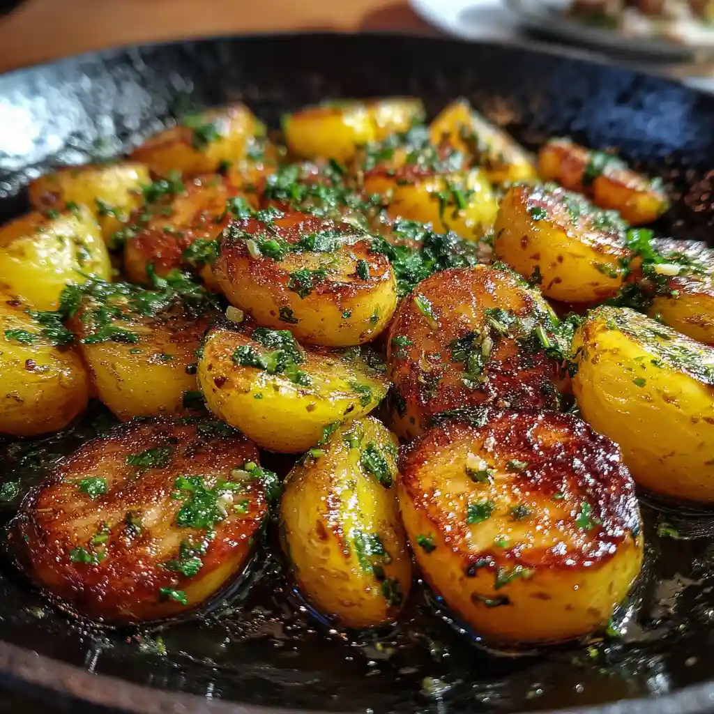Crispy Garlic Butter Potatoes – The Ultimate Golden Side Dish 1 Crispy Garlic Butter Potatoes