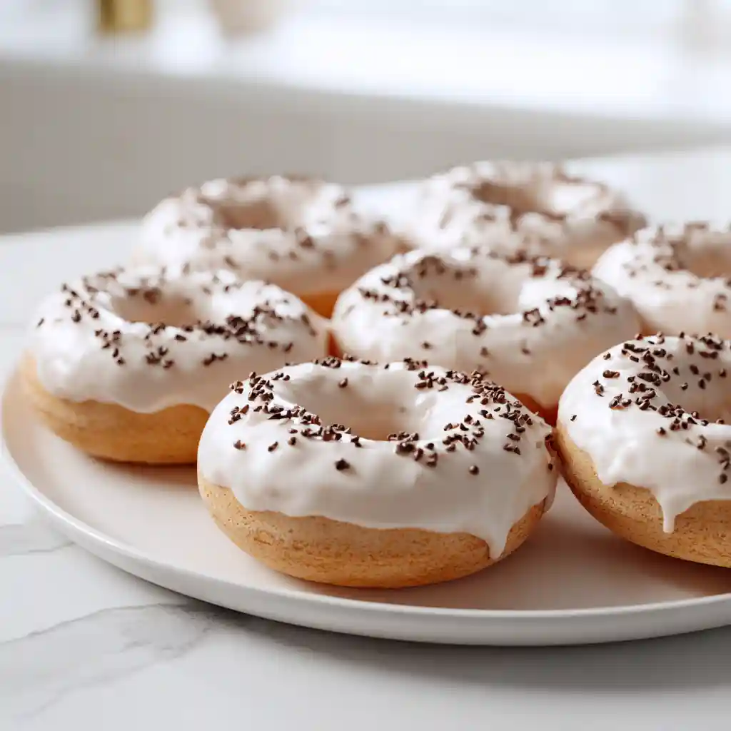 Low Calorie Protein Donut Recipe – Guilt-Free Gains in Every Bite 1 Low calorie protein donuts with yogurt glaze