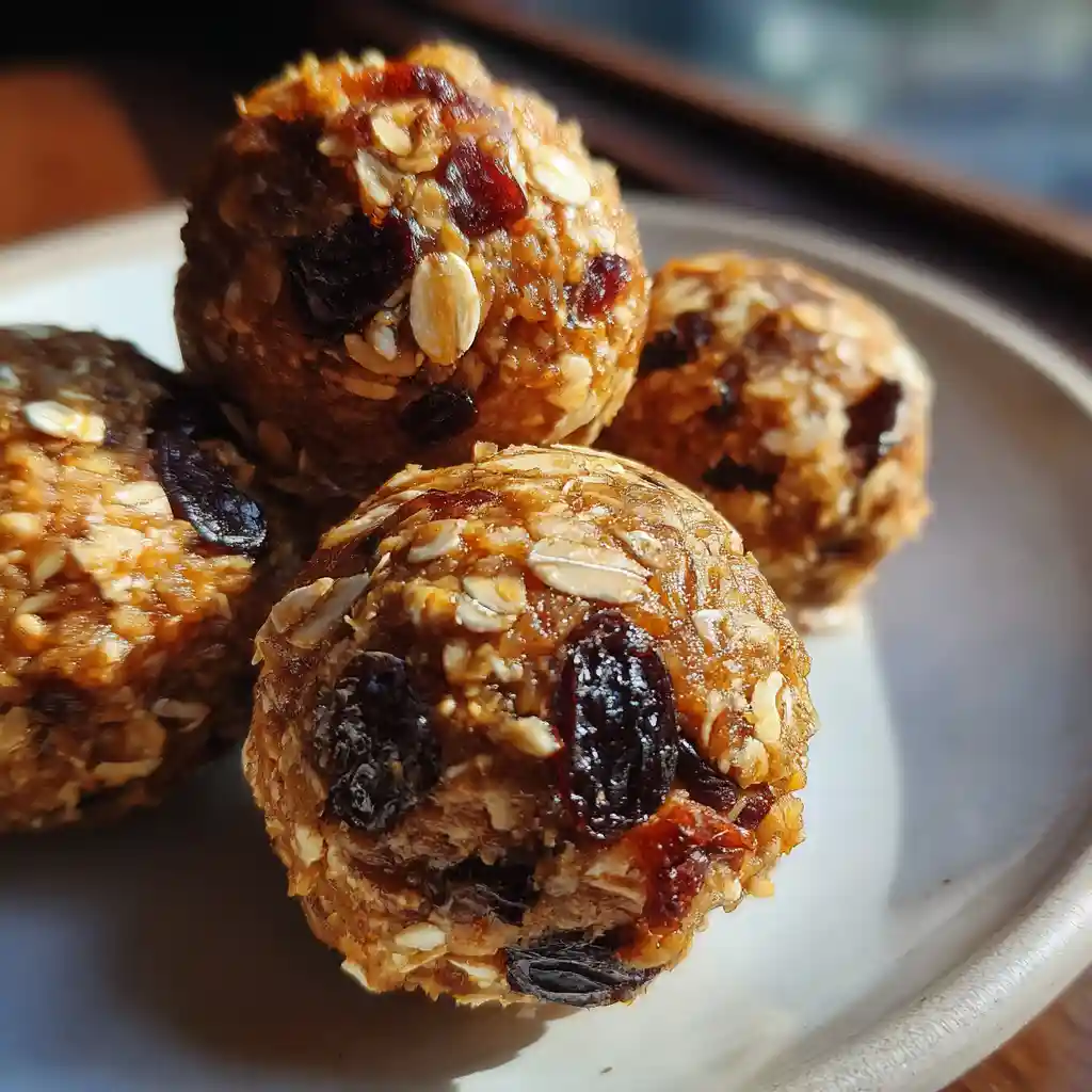 6 Healthy Energy Balls Recipes – Easy No-Bake Snacks 6 oatmeal raisin energy balls with cinnamon and oats