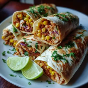 Slow Cooker Street Corn Chicken – Easy Flavor-Packed Dinner 6 slow cooker street corn chicken served in tortillas