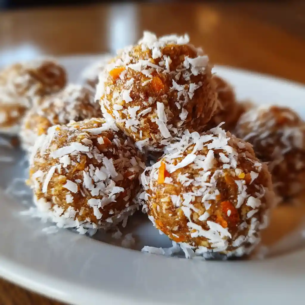 6 Healthy Energy Balls Recipes – Easy No-Bake Snacks 1 carrot cake energy balls with oats and coconut