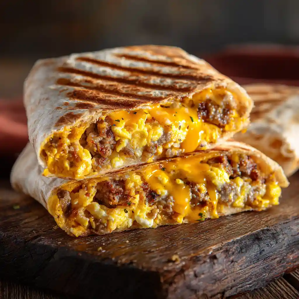 The Ultimate Breakfast Burrito Grilled Cheese Recipe 1 Breakfast Burrito Grilled Cheese
