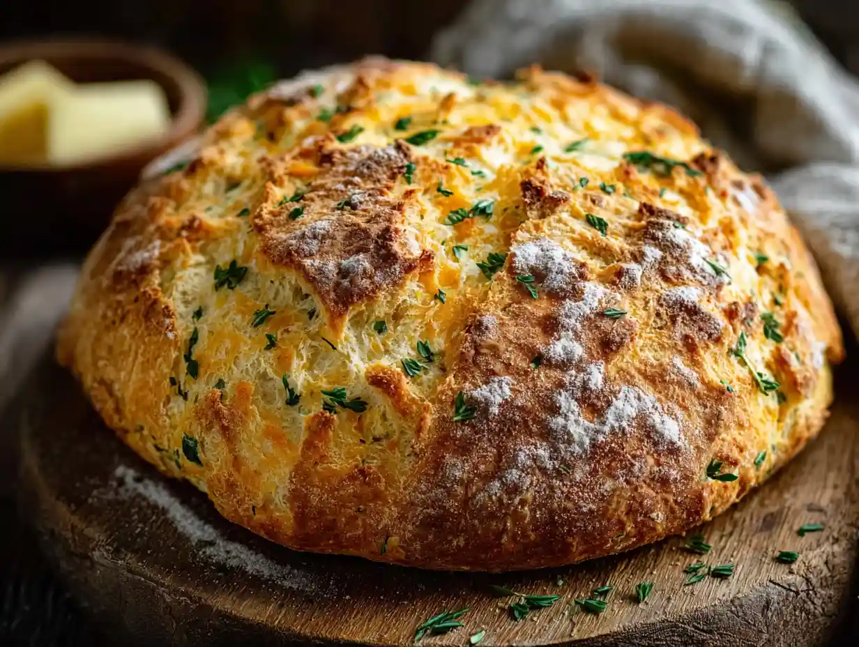 Cheddar and Herb Soda Bread