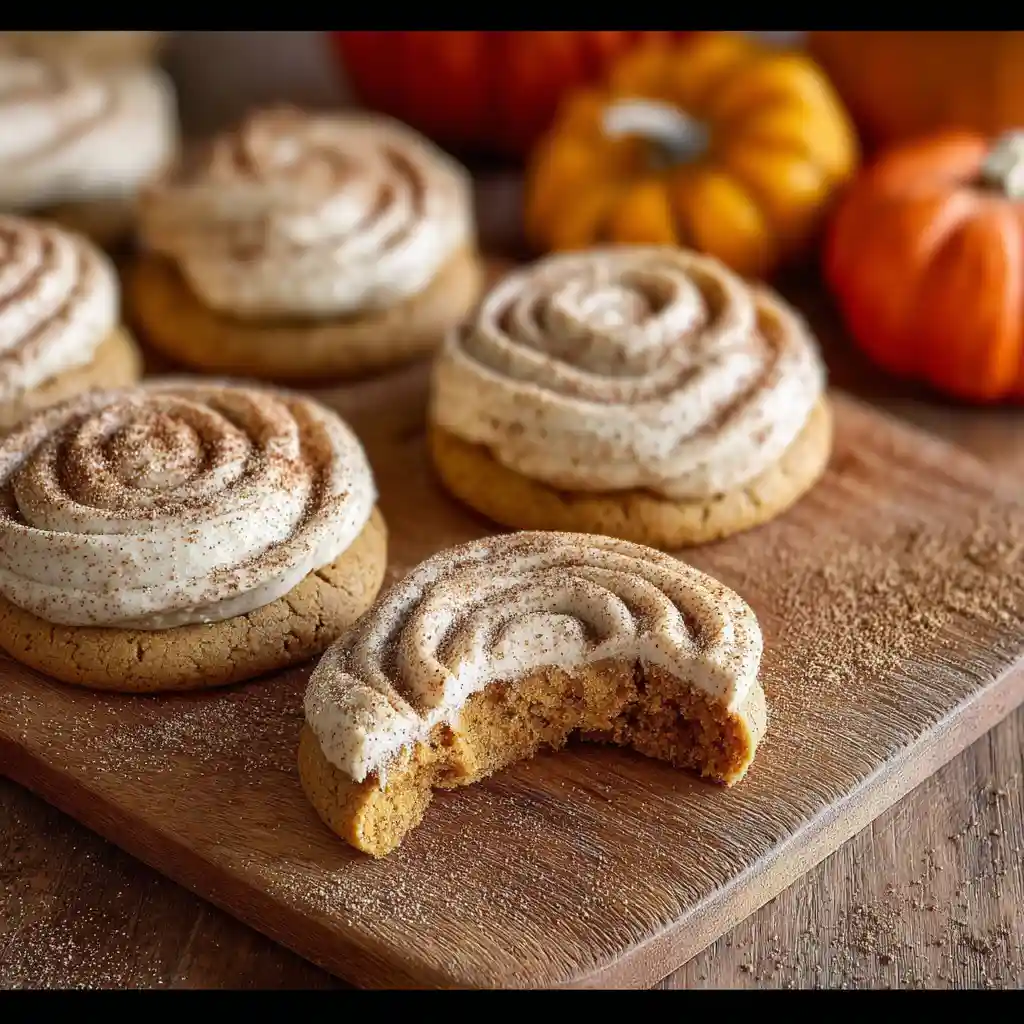 Amazing Soft Pumpkin Cookies with Cinnamon Frosting 1 Pumpkin Cookies With Cinnamon Frosting