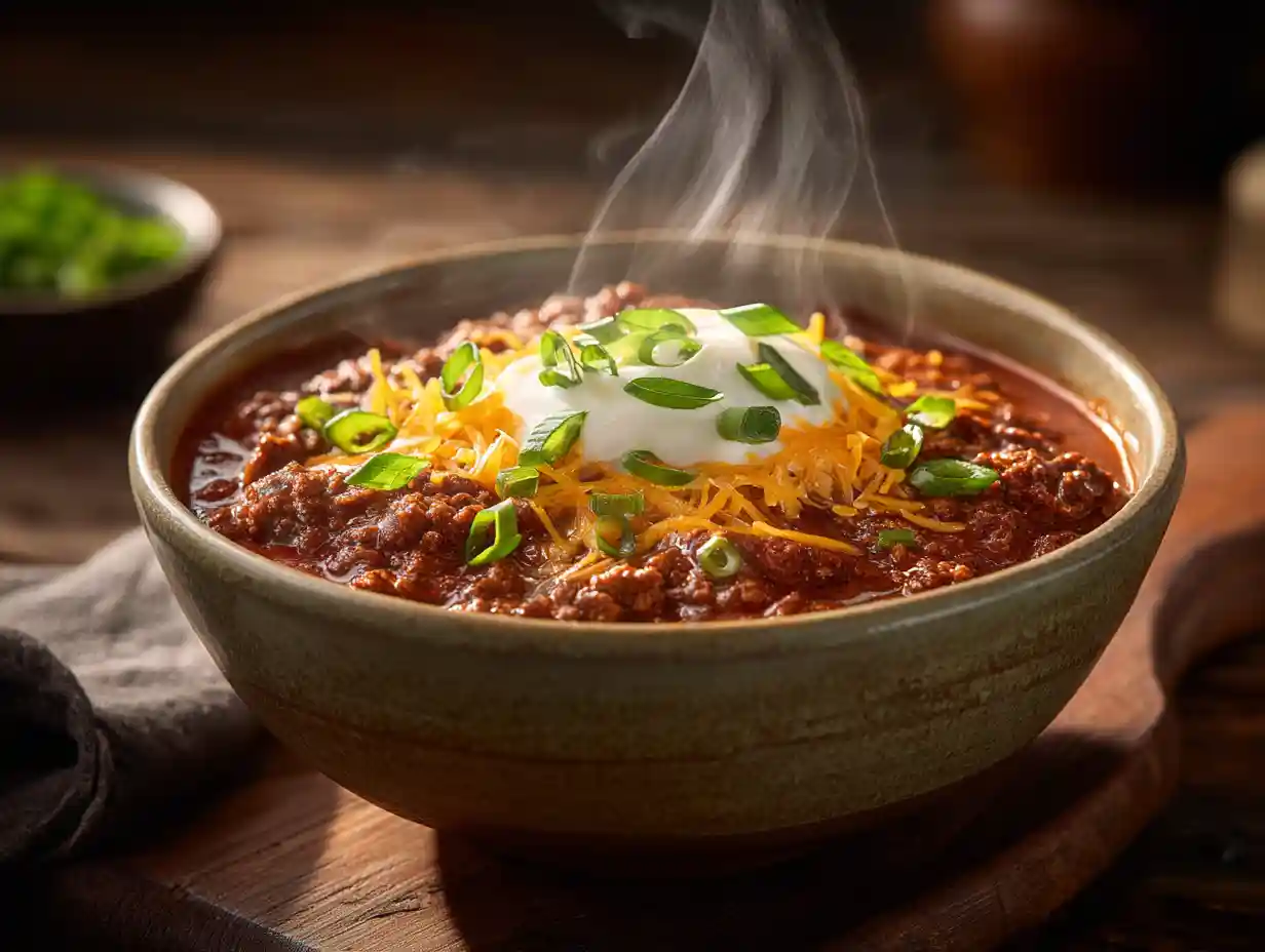 Hearty Stovetop Chili with Ground Beef (Quick & Bold) 3 Stovetop Chili With Ground Beef