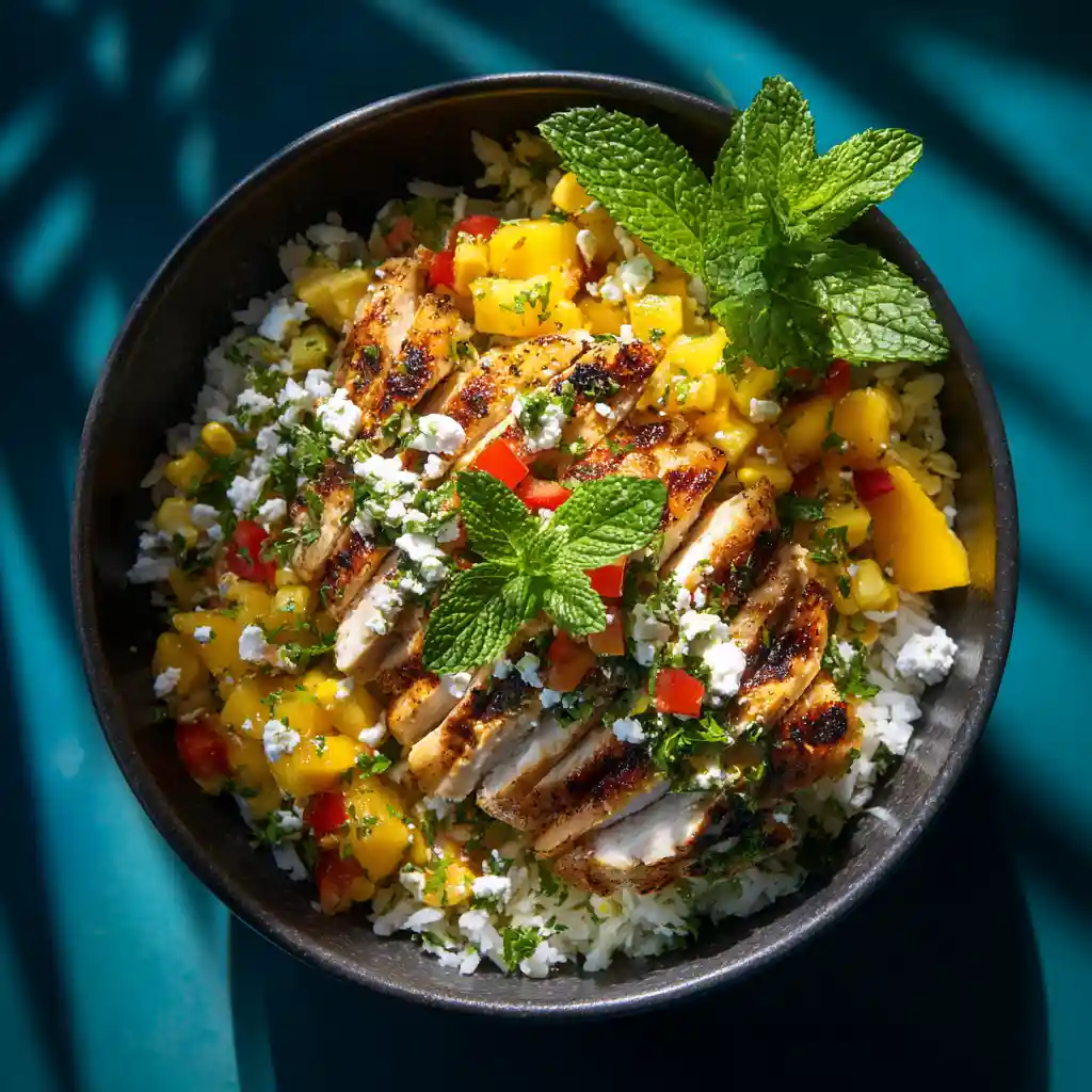 15 Ultimate Street Corn Chicken Bowl Meal Prep Ideas for Flavor-Packed Weeks 4 Tropical Mango-Lime Salsa Bowl