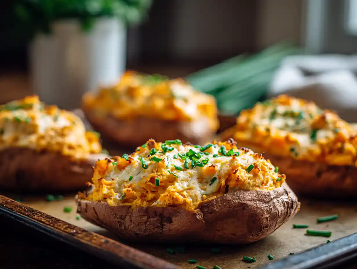 Twice Baked Sweet Potatoes