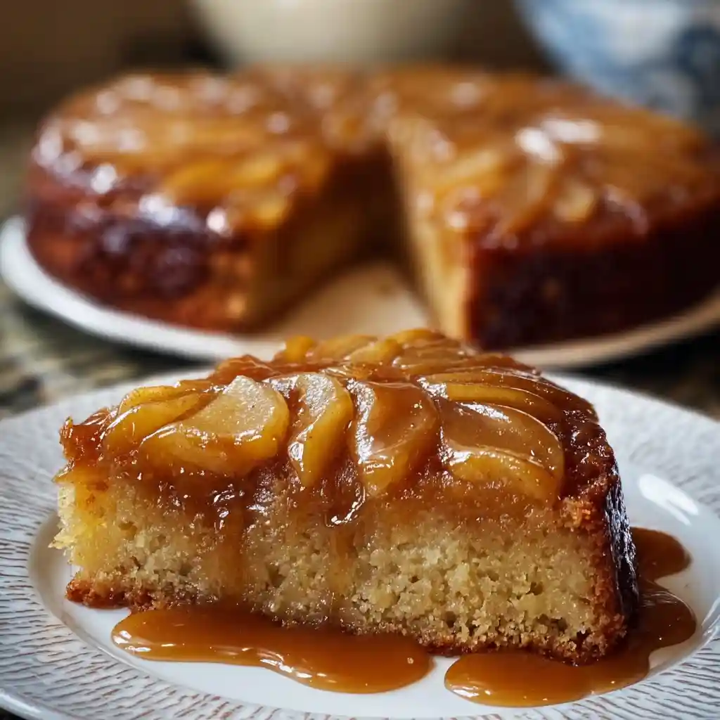 Amazing Caramel Apple Upside Down Cake Recipe 1 Caramel Apple Upside Down Cake