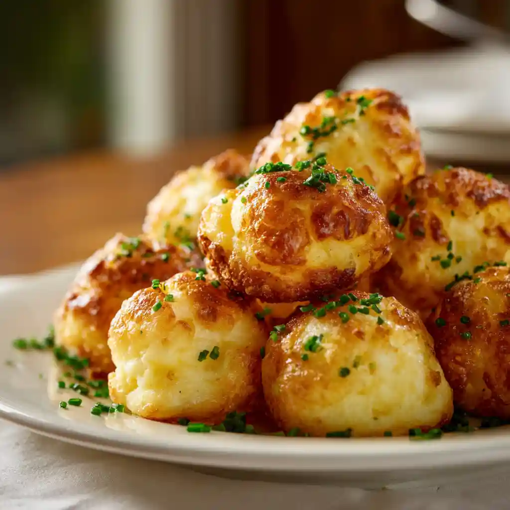 Delicious Cheesy Mashed Potato Puff Bites Recipe 2 Cheesy Mashed Potato Puff Bites