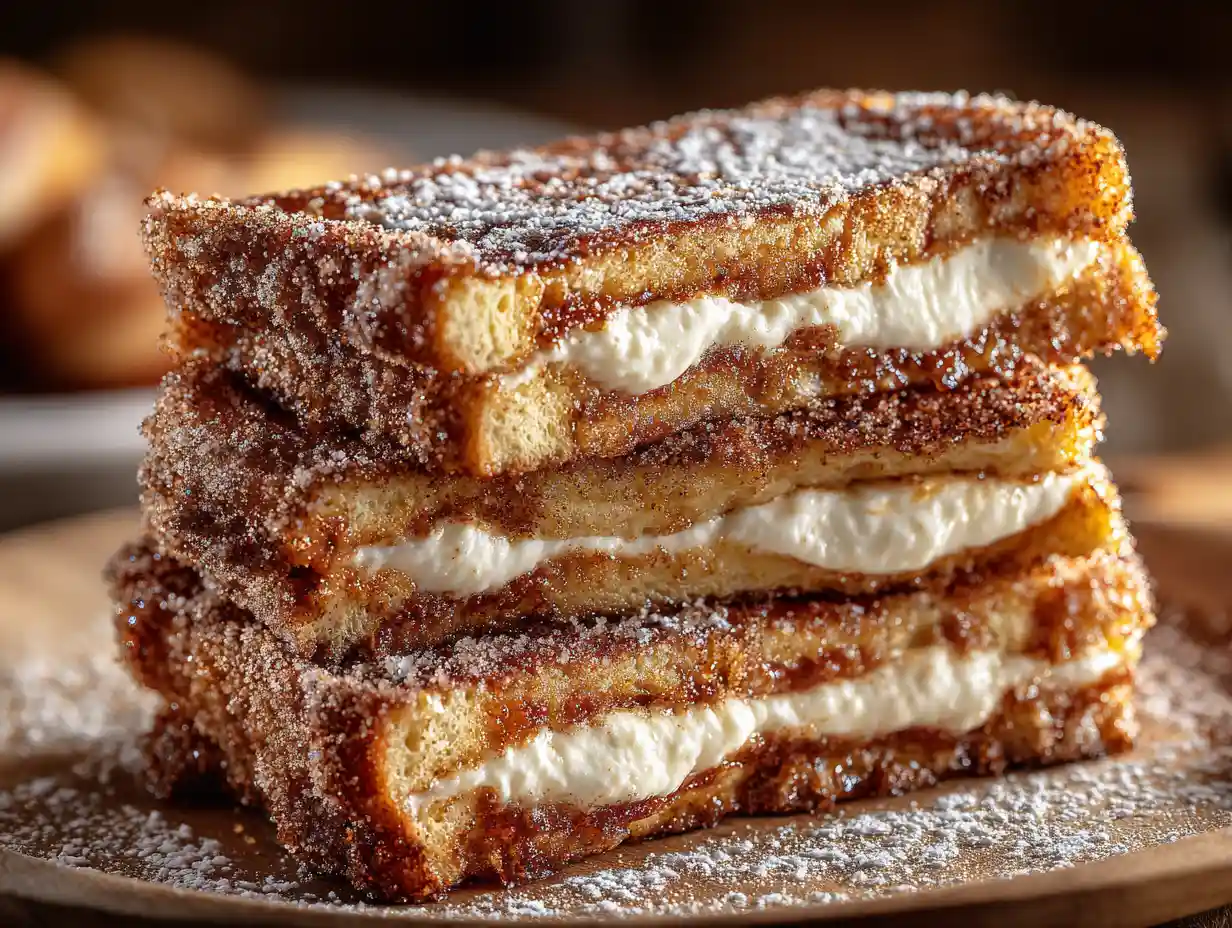Churro Stuffed French Toast
