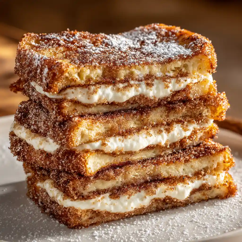 Remarkable Churro Stuffed French Toast with Cinnamon Sugar 1 Churro Stuffed French Toast with Cinnamon Sugar