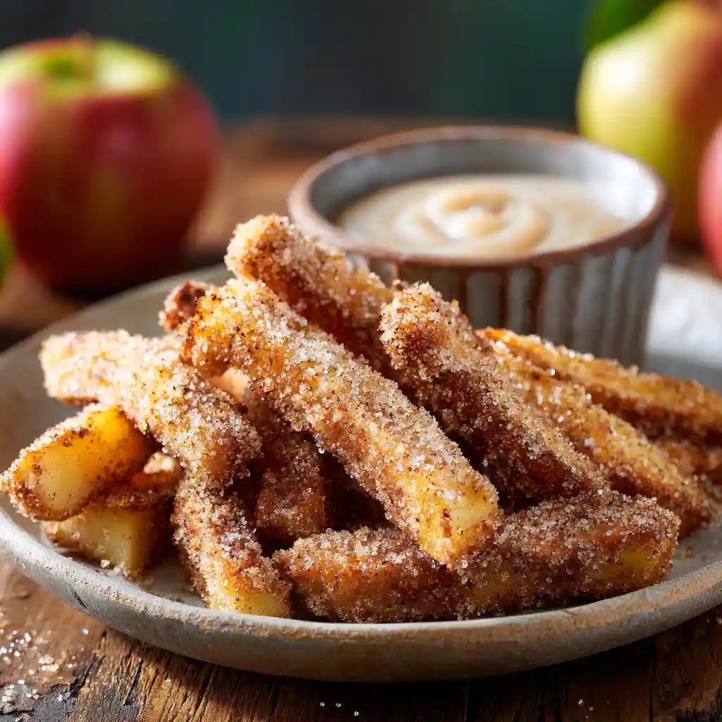 Amazing Crispy Air Fryer Apple Fries Recipe 1 Crispy Air Fryer Apple Fries