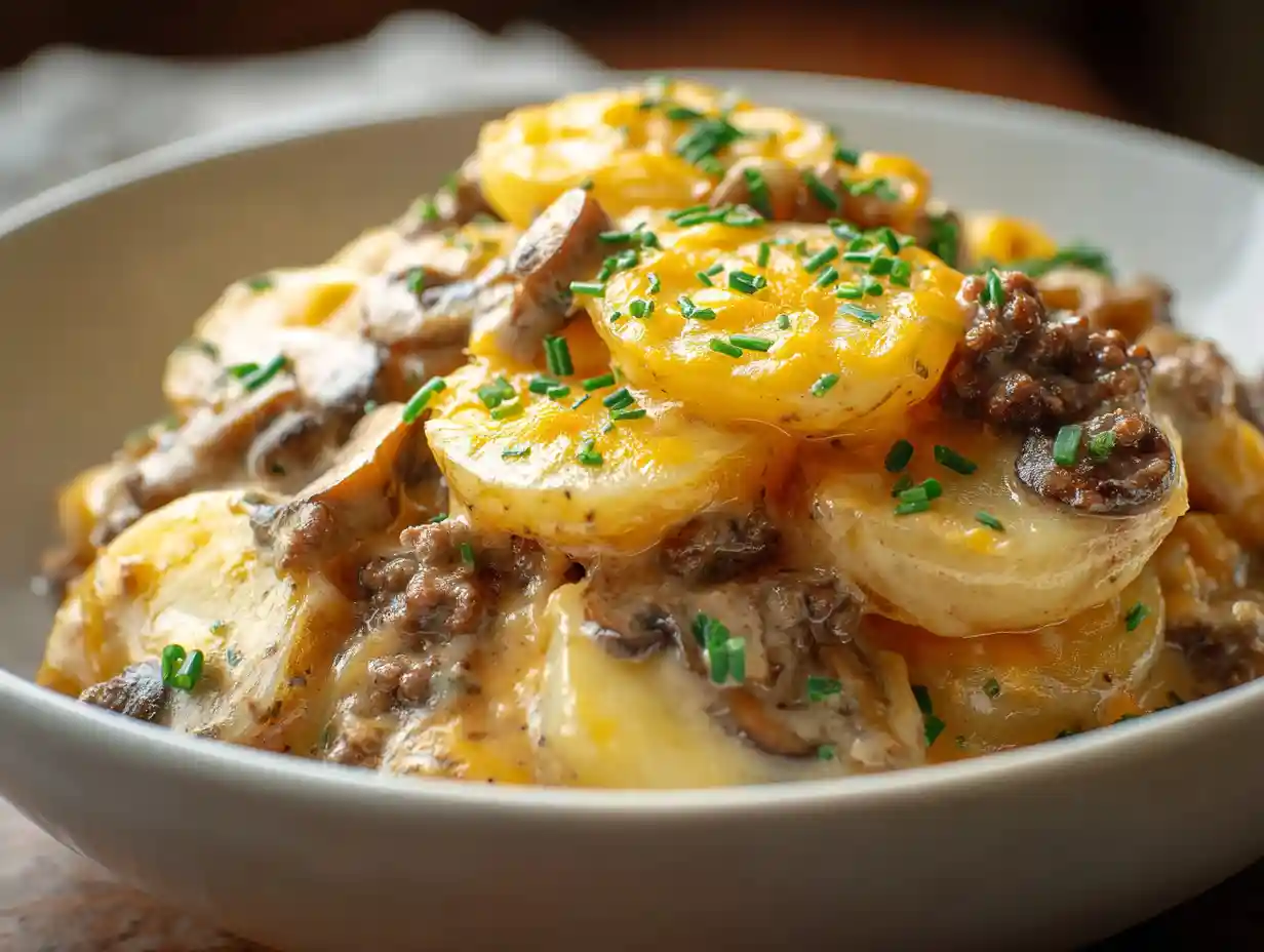 Crockpot Hamburger Potato Casserole