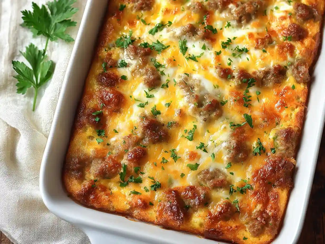 Easy Sausage and Egg Casserole