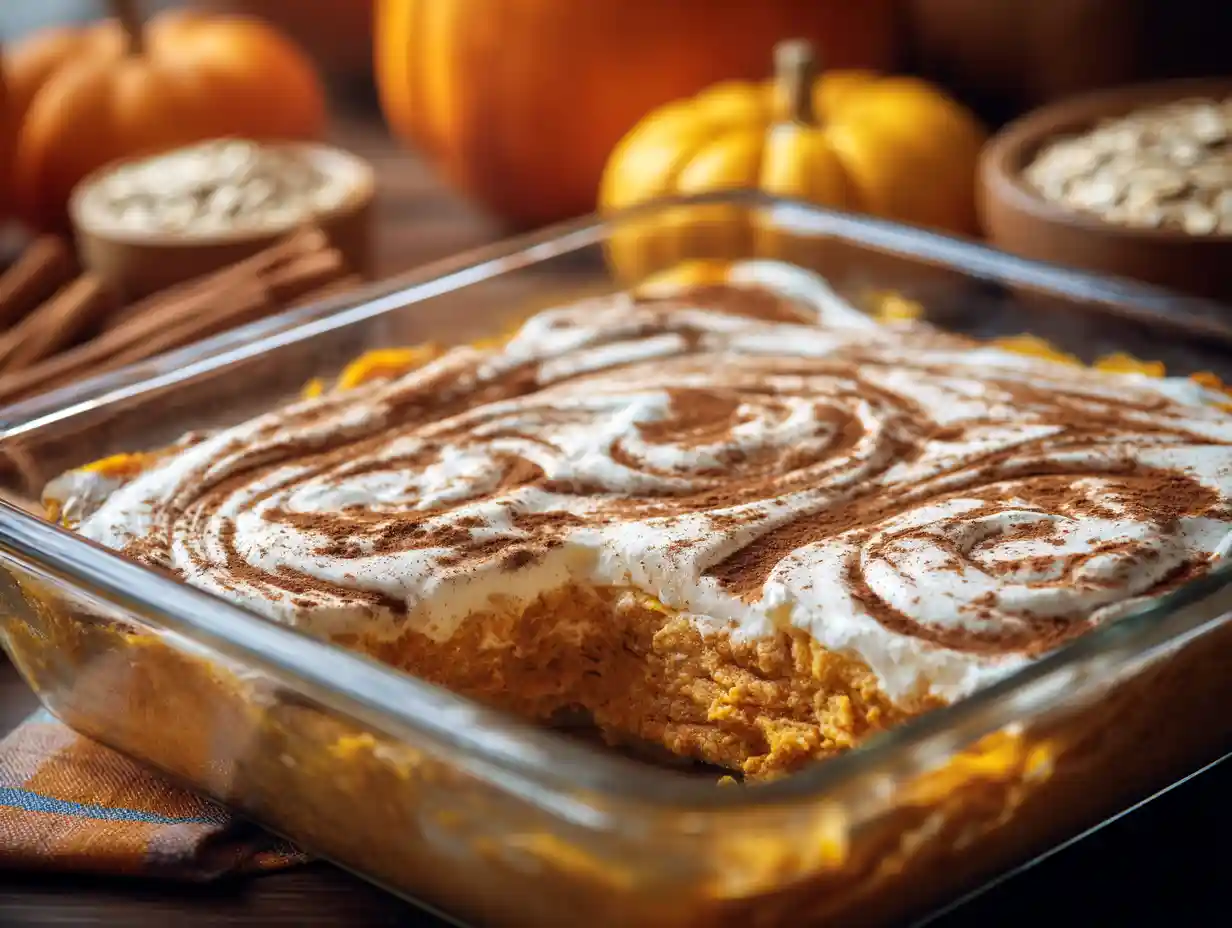 High Protein Cottage Cheese Pumpkin Bake