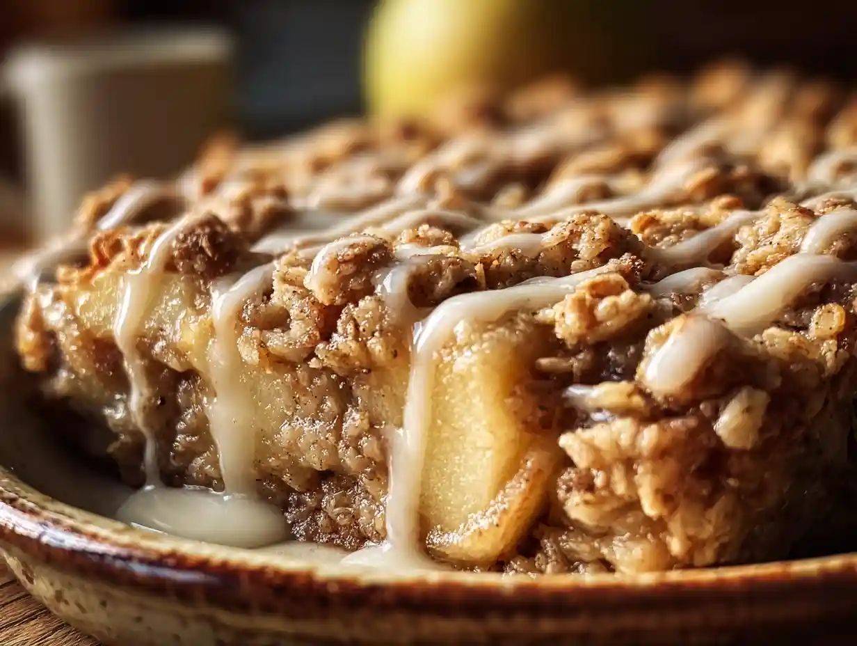 Healthy Oatmeal Apple Breakfast Bake Recipe
