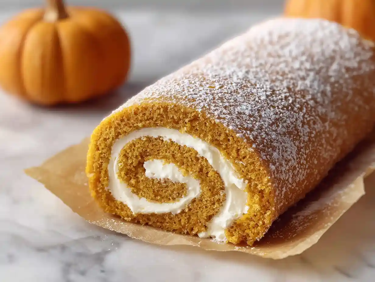 Pumpkin Roll Cake Recipe
