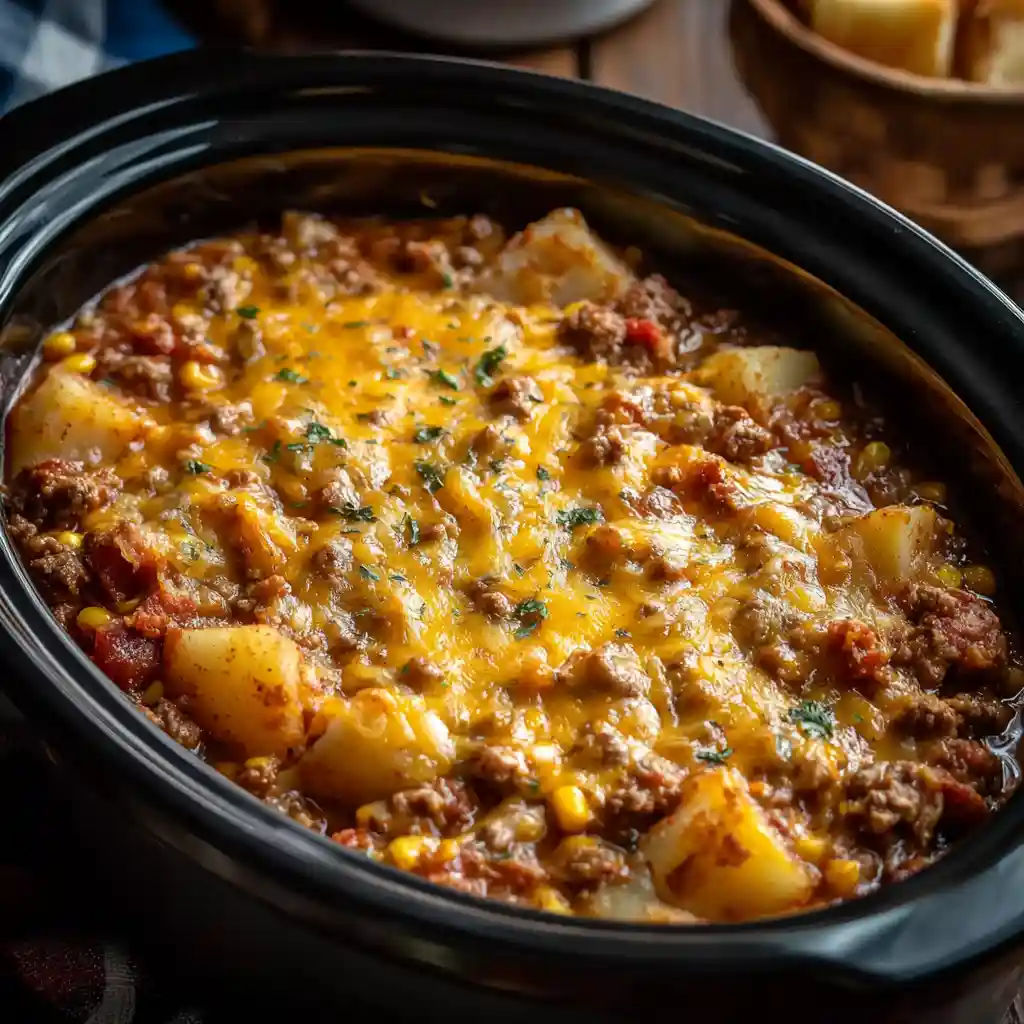 The Ultimate Slow Cooker Cowboy Casserole Recipe 1 Slow Cooker Cowboy Casserole