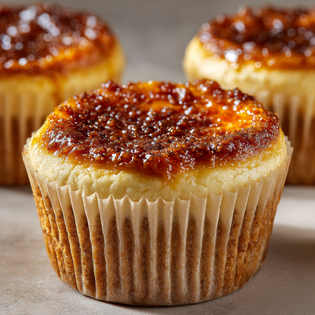 The Ultimate Vanilla Bean Crème Brûlée Cheesecake Cupcakes Recipe 2 Vanilla Bean Crème Brûlée Cheesecake Cupcakes