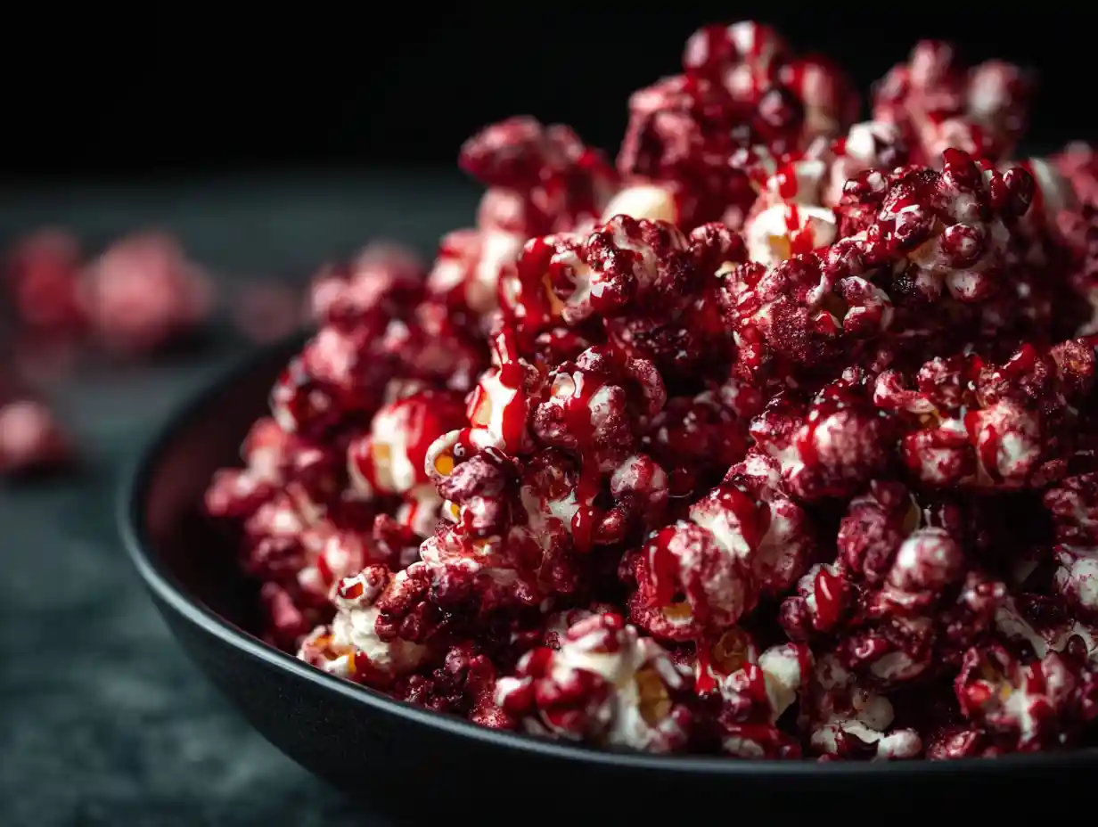 Bloody Red Velvet Popcorn