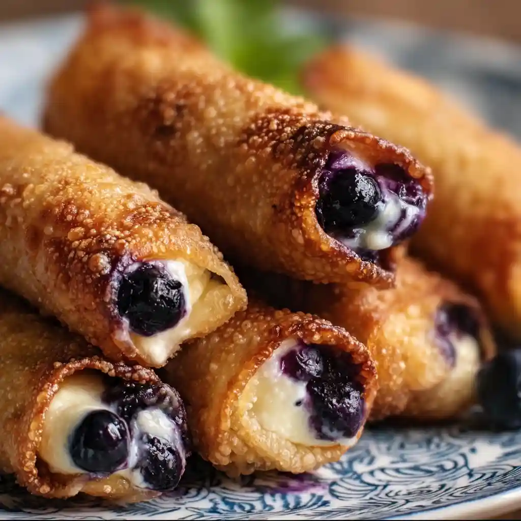 Amazing Blueberry Cream Cheese Egg Rolls 1 Blueberry Cream Cheese Egg Rolls