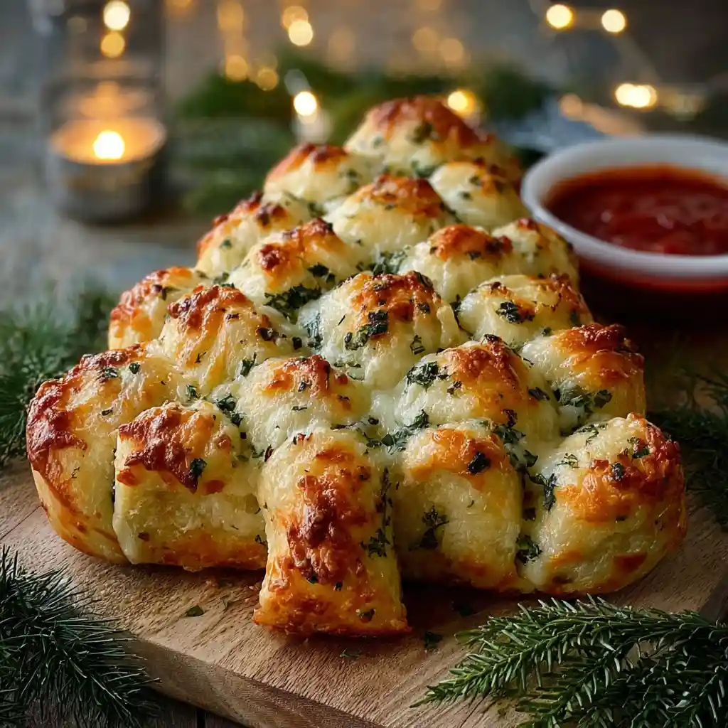 The Ultimate Cheesy Christmas Tree Bread Recipe 1 Cheesy christmas tree bread