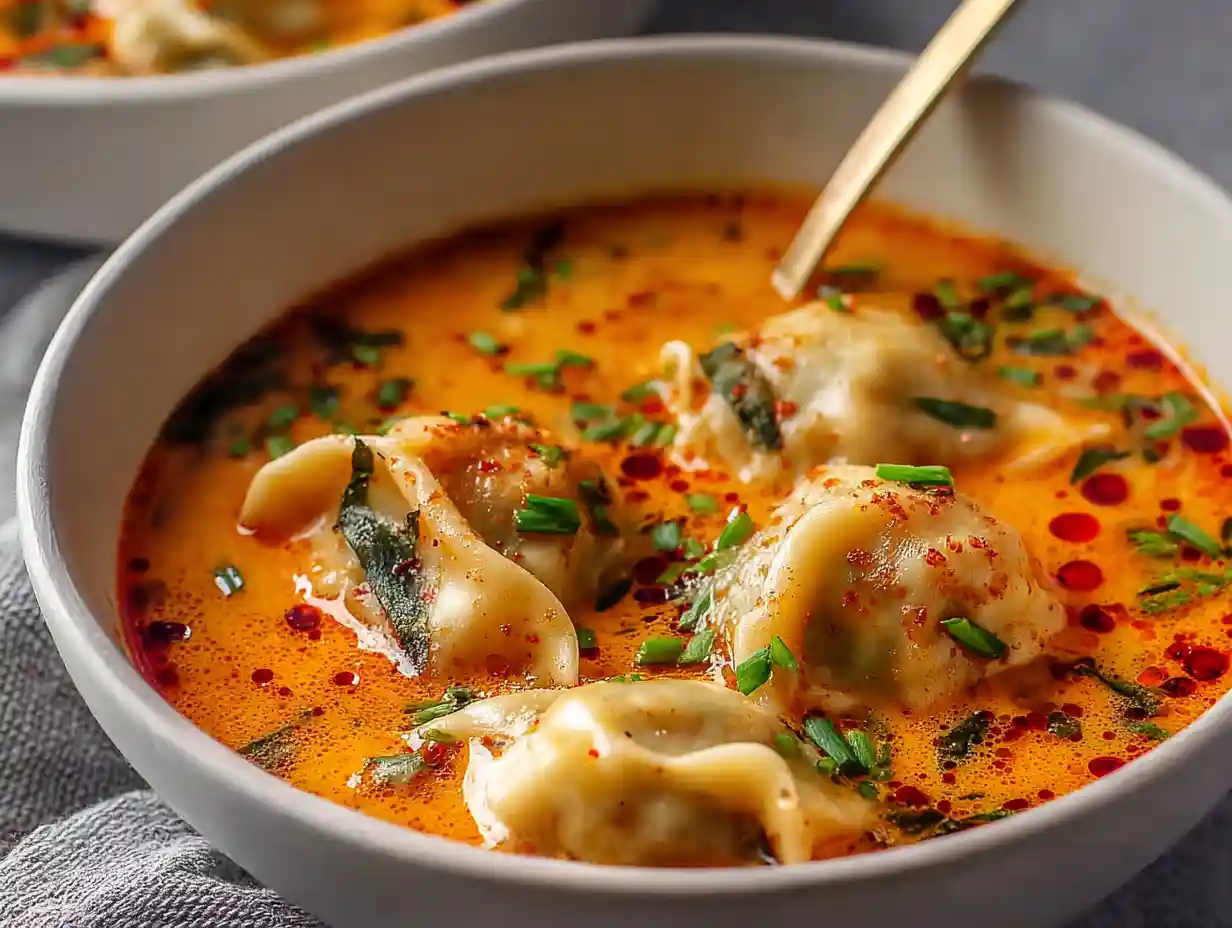 Coconut Curry Soup With Dumplings