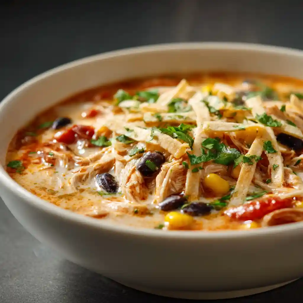 Creamy Chicken Enchilada Soup