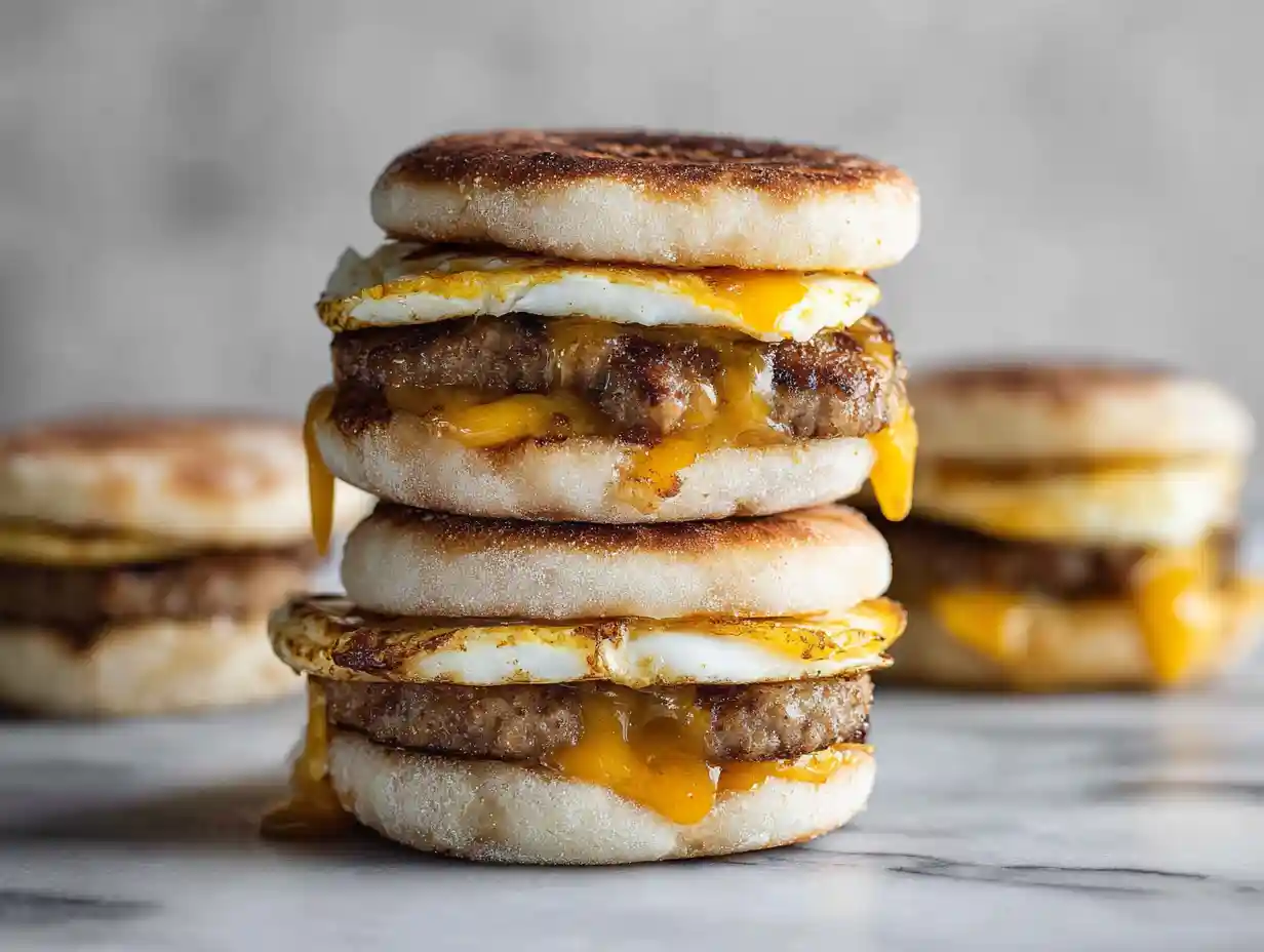 Home 6 Ultimate Egg and Sausage Breakfast Sandwich Recipe
