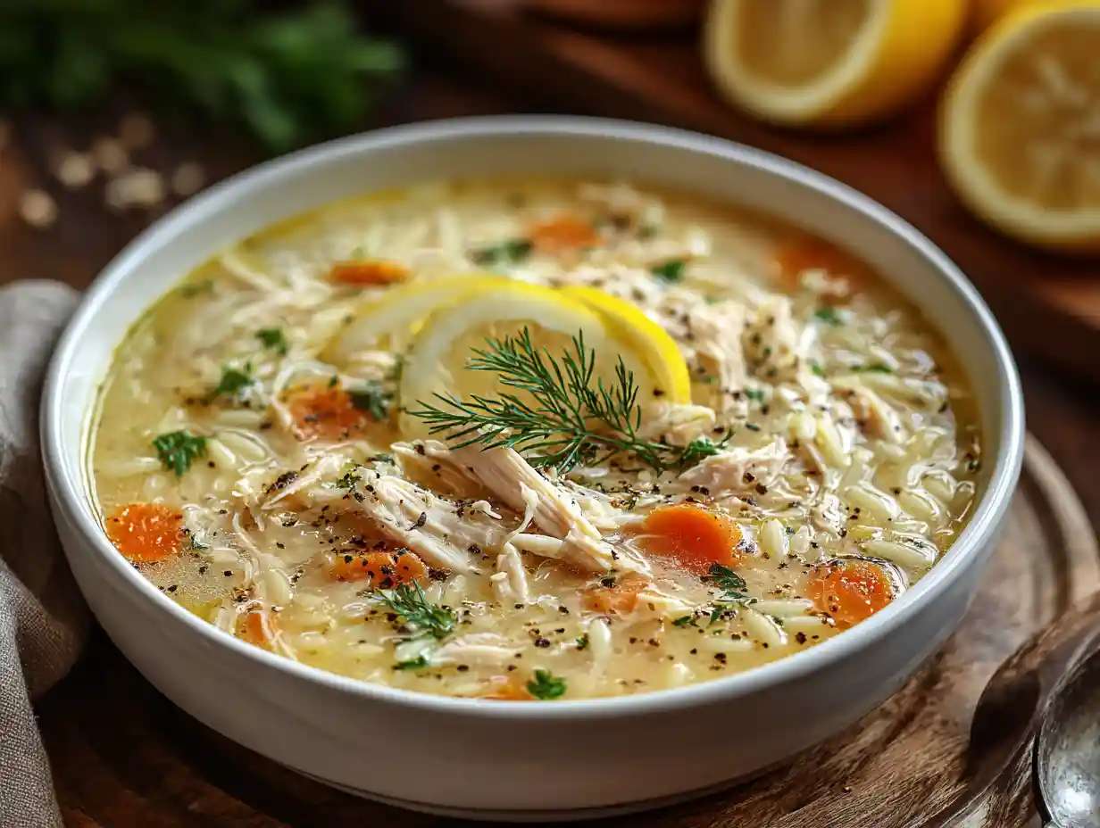 Greek Lemon Chicken Soup