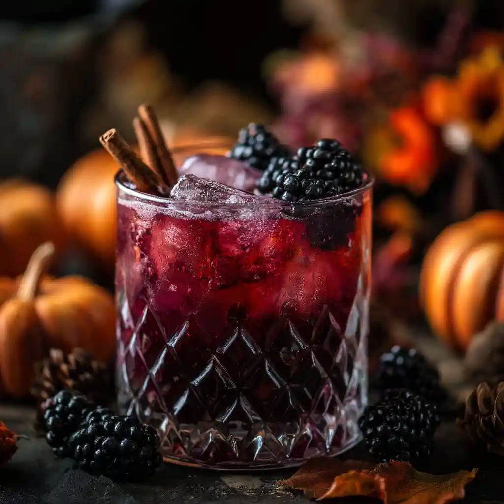 Wicked Poisoned Apple Cider Mocktail for Halloween! 1 Poisoned Apple Cider Mocktail