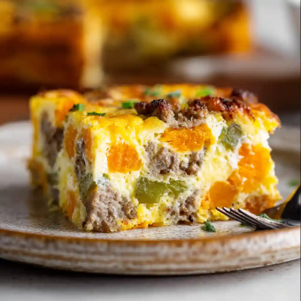 Protein-Packed Sweet Potato Egg Casserole 