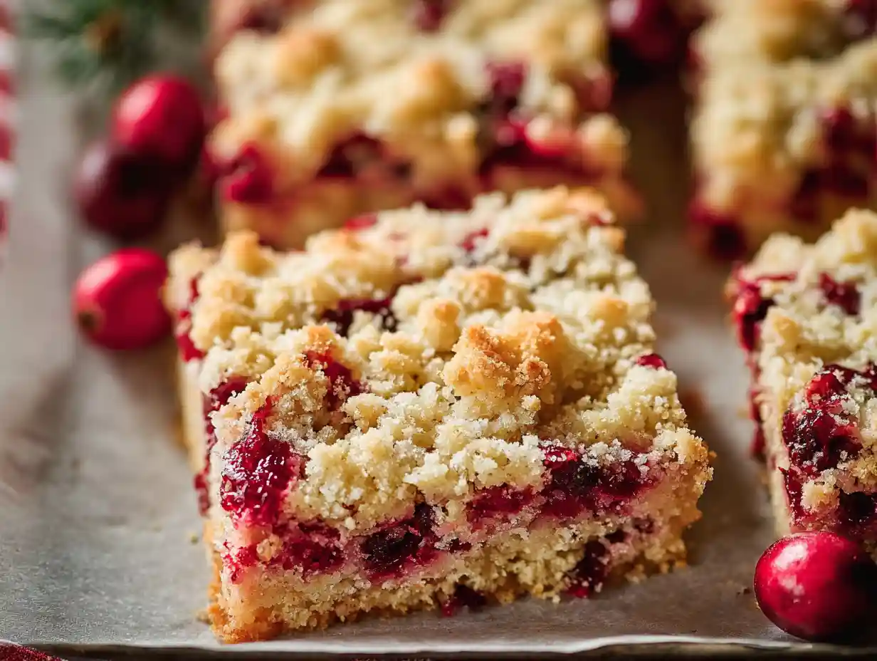 Christmas Cranberry Bars