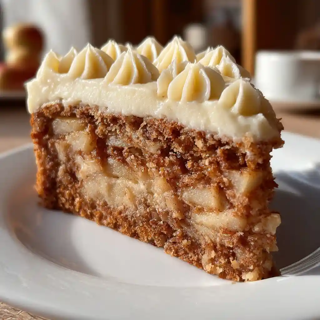 Fresh Apple Cake with Cream Cheese Frosting