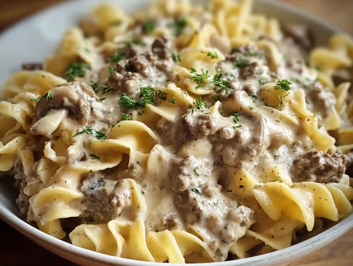 Simple Ground Beef Stroganoff Recipe: A Comforting Feast